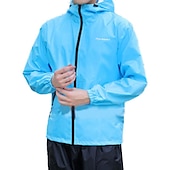 abordables Chaquetas y chalecos para hombre-Hombre Chaqueta de Ciclismo con Pantalones Chaqueta para lluvia Impermeable Resistente al Viento Resistente a la lluvia Transpirable Bicicleta Paravientos Impermeable MTB Bicicleta Montaña Ciclismo