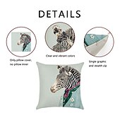 baratos estilo animal-capa de almofada 1 unidade quadrada decorativa macia capa de travesseiro capa de almofada capa de almofada para sofá-cama de qualidade superior mashine lavável pacote de 1 para sofá sofá-cama cadeira
