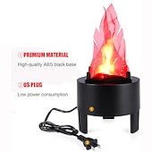 economico Luci decorative-luci di halloween led falso fuoco fiamma luce 3d tremolante fuoco fiamma elettronica fiamma luce di notte prop simulata fiamma lampada prop per halloween natale decorazione del partito al coperto