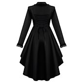 baratos Conjuntos-Conjuntos com fraque, cartola steampunk com óculos removíveis, 2 peças, retrô, vintage, punk, gótico, medieval, sobretudo, agasalhos, mulheres, adultos, plus size, fantasia de cosplay, halloween,