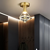 cheap Unique Chandeliers-10cm Ceiling Light Unique Design Ceiling Lights Copper Brass Modern 220-240V