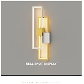 cheap Indoor Wall Lights-Modern LED Acrylic Wall Lamp 15W 28W Tricolor Dimming / Warm Light can be Selected for Bedroom Corridor Stair Bathroom Indoor Lighting Lamps Home Decoration
