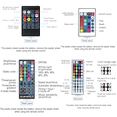 お買い得  WiFi&amp;音楽コントロール-led スマート ストリップ ライト 10 メートル 20 メートル 30 メートル rgb 音楽同期 12v led ストリップ 5050 smd 色を変更する led ライトと bluetooth コントローラ アダプタ寝室ホーム テレビ バックライト diy の装飾