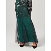halpa Mekot-Möly 20s 1920-luku Coctail-asu Mekko Mekot Tanssiaispuku Normaali Suuri Gatsby charleston Häävieras Paljetti Naisten Karnevaali Naamiaiset Häät Häävieras Juhla-iltavaatteet Aikuisten Leninki