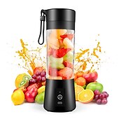 levne Kuchyňské spotřebiče-přenosný mixér osobní mixér s USB dobíjecím mini mixérem na ovocné šťávy mixér osobní velikosti na smoothie a koktejly mini odšťavňovač cestovní šálek 380 ml ovocné šťávy