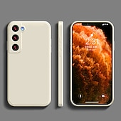 お買い得  サムスン用ケース-Samsung Galaxy S24 S23 S22 S21 S20 Plus Ultra S9 Plus A12 A32 A52 A13 S25 Ultra用電話ケース リキッドシリコンケース スリム 耐キズ ソフトエッジ ソリッドカラードシリカゲル