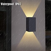 cheap Outdoor Wall Lights-LED Outdoor/Indoor Wall Lamp 2 Heads 12W 4 Heads 20W Adjustable Beam Angle LED Porch Lamp Outdoor Lamp Applicable to House Terrace and Porch AC85-265V