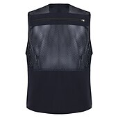 billige Vester-fiskevest for menn turvest sommer utendørs lett jobb safari reise fotovest med 16 lommer pustende hurtigtørkende mesh polyester orkide svart lys grønn jakt