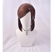 tanie Peruki do gier-ostatni z nas włókno wysokotemperaturowe ostatni z nas 2 peruki cosplay ellie krótkie dla kobiet syntetyczne włosy peruka karnawałowa