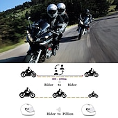voordelige Motorhelm headsets-Motorhelm bluetooth headset full duplex intercom speaker fm radio motor communicatie systeem handsfree waterdichte hoofdtelefoon 1000m