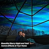 abordables lumières de projecteur de galaxie d&#039;étoile-aurora galaxy projecteur lumière projection d&#039;étoiles avec haut-parleur de musique projecteur de veilleuse avec lune projecteur d&#039;aurores boréales pour chambre/salle de jeux/home cinéma/plafond