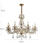 preiswerte Kronleuchter-83cm einzigartiges Design Kronleuchter Kupfer Messing modern 220-240v