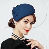 economico Fascinatori &amp; Cappelli-Anni 1950 Retrò Vintage Cappello Cappello da cocktail Costume Per donna San Valentino Derby Ascot Festival delle corse di cavalli Adulti Cappello