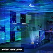 abordables lumières de projecteur de galaxie d&#039;étoile-aurora galaxy projecteur lumière projection d&#039;étoiles avec haut-parleur de musique projecteur de veilleuse avec lune projecteur d&#039;aurores boréales pour chambre/salle de jeux/home cinéma/plafond