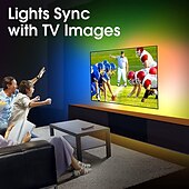 Χαμηλού Κόστους Έλεγχος μέσω WiFi-rgbic led φως λωρίδα κάμερας τηλεόρασης συγχρονισμός οθόνης τηλεόρασης εφαρμογή wifi συγχρονισμός μουσικής παιχνίδι υπνοδωμάτιο τηλεόραση φόντου φωτός περιβάλλοντος Shustar