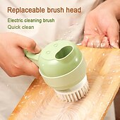 cheap Kitchen Appliances-4 in 1 Handheld Electric Vegetable Slicer Set Vegetable Slicer Mini Garlic Masher Electric Meat Grinder