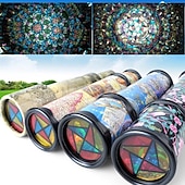 cheap Novelty Toys-3 pcs New Scalable Rotation Kaleidoscope  Magic Changeful Adjustable Fancy Colored World Toys For Children Autism Kid Puzzle Toy