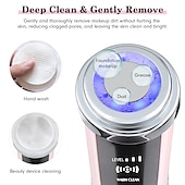 economico Apparecchi per la cura del viso-7 in 1 dispositivi di sollevamento del viso rf microcorrente ringiovanimento della pelle massaggiatore viso terapia della luce anti invecchiamento rughe apparato di bellezza