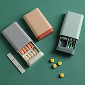 cheap Luggage &amp; Travel Storage-Small Mini Small Medicine Box Portable And Sub Packed Small Box For 7-day Charging Sealed And Stored With Pill Box