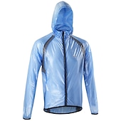 billiga Jackor och västar för män-Herr Vindtät jacka Cykeljacka Regnjacka Hög synlighet Vattentät Vindtät Andningsfunktion Cykel Jacka Regnjacka Bergscykling Vägcykling Stadscykling Vit ljusgrön Blå Cykelkläder / Långärmad / Elastisk