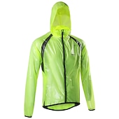 billiga Jackor och västar för män-Herr Vindtät jacka Cykeljacka Regnjacka Hög synlighet Vattentät Vindtät Andningsfunktion Cykel Jacka Regnjacka Bergscykling Vägcykling Stadscykling Vit ljusgrön Blå Cykelkläder / Långärmad / Elastisk