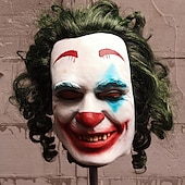Недорогие Аксессуары-Люминесцентная маска Стивена Кинга it Pennywise Horror, клоун, Джокер, маска, клоунская маска, фестиваль, косплей, костюм, реквизит (7,8 &quot;* 9,8&quot; * 9,8 &quot;) для Хэллоуина