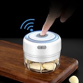 お買い得  キッチン用品＆小物-100/250 ミリリットルミニポータブル電気ガーリックチョッパー usb 充電ジンジャーマッシャーマシン頑丈で耐久性のあるチリ野菜クラッシャーキッチンツールキッチンアクセサリー