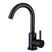 economico Rubinetti per lavandino bagno-rubinetto lavabo bagno - girevole / classico acciaio inox / finiture verniciate rubinetti vasca monocomando monoforo centroset