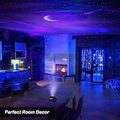 abordables lumières de projecteur de galaxie d&#039;étoile-aurora galaxy projecteur lumière projection d&#039;étoiles avec haut-parleur de musique projecteur de veilleuse avec lune projecteur d&#039;aurores boréales pour chambre/salle de jeux/home cinéma/plafond