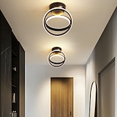 voordelige Dimbare plafondlampen-24cm semi-inbouw plafondlampen metaal geverfde afwerkingen led nordic style 3000/6000k 110-120v 220-240v