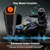voordelige Motorhelm headsets-Motorhelm bluetooth headset full duplex intercom speaker fm radio motor communicatie systeem handsfree waterdichte hoofdtelefoon 1000m