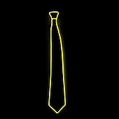 economico Luci decorative-cravatta illuminata a led per carnevale festival rave party spettacolo costume accessori