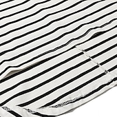 cheap Basic T shirts-Men&#039;s T Shirt Long Sleeve Shirt Long Sleeve Crew Neck Spring Fall Striped Lightweight Casual Comfortable Vacation Casual Weekend Black White Top Tee for Men