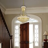 رخيصةأون نجف-60 cm تصميم فانوس نجفات معدن مطلي الحديث 110-120V 220-240V