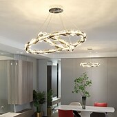 economico Lampadari-60 cm ciondolo lanterna design lampada a sospensione in acciaio inossidabile elettrolitico moderno 220-240 v