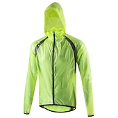 billiga Jackor och västar för män-Herr Vindtät jacka Cykeljacka Regnjacka Hög synlighet Vattentät Vindtät Andningsfunktion Cykel Jacka Regnjacka Bergscykling Vägcykling Stadscykling Vit ljusgrön Blå Cykelkläder / Långärmad / Elastisk