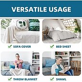 preiswerte Sofadecke-Sofabezug Sofadecke einfarbig Couchbezug Couchschutz Sofaüberwurf waschbar für Sessel/Wohnzimmer/3 Sitzer/4 Sitzer/L-Form Sofaklassische geprägte Polyester / Baumwollmischung Überzüge