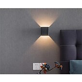 cheap Outdoor Wall Lights-Lightinthebox 6W 480lm Led Wall Light Simple / Modern /Up down led Stair Bedside Lamp Bedroom Reading Wall Lamp Porch Stair Decoration Light AC85-265V