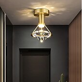 cheap Unique Chandeliers-10cm Ceiling Light Unique Design Ceiling Lights Copper Brass Modern 220-240V