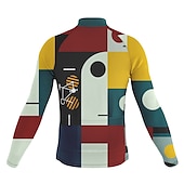 cheap Men&#039;s Jerseys-Men&#039;s Cycling Jersey Long Sleeve Bike Jersey Top with 3 Rear Pockets Mountain Bike MTB Road Bike Cycling Breathable Quick Dry Moisture Wicking Reflective Strips Wine Red Black White Polyester Spandex