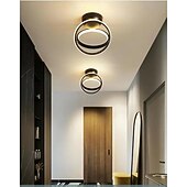 voordelige Dimbare plafondlampen-24cm semi-inbouw plafondlampen metaal geverfde afwerkingen led nordic style 3000/6000k 110-120v 220-240v