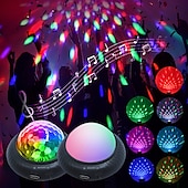 halpa esitysvalot-led disco pallo lavan valot ufo 9 väriä dmx kristalli taikapallo lavan valotehosteet dj bileet jouluääni aktivoivat valot