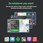 お買い得  カープレイアダプター-carlinkit ワイヤレス 有線 carplay ドングル cpc200-ccpa ccpm for apple android auto carplay smart link usb ドングルアダプタ for navigation media player mirrorlink