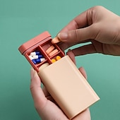 cheap Luggage &amp; Travel Storage-Small Mini Small Medicine Box Portable And Sub Packed Small Box For 7-day Charging Sealed And Stored With Pill Box