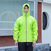 abordables Chaquetas y chalecos para hombre-Hombre Chaqueta de Ciclismo con Pantalones Chaqueta para lluvia Impermeable Resistente al Viento Resistente a la lluvia Transpirable Bicicleta Paravientos Impermeable MTB Bicicleta Montaña Ciclismo
