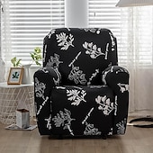 cheap Recliner Chair Cover-Recliner Covers Slipcovers Super Stretch Floral Printed Sofa Couch Cover Non Slip 1 Seater Lazy Boy Chair Covers Furniture Protector with Side Pocket for Living Room