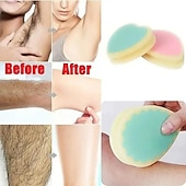 cheap Bathroom Gadgets-Magic Painless Hair Removal Depilation Sponge Pad Remove Hair Remover Women Hair Remover Sponge Effective Skin Care