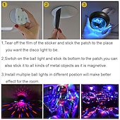 halpa esitysvalot-led disco pallo lavan valot ufo 9 väriä dmx kristalli taikapallo lavan valotehosteet dj bileet jouluääni aktivoivat valot