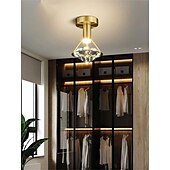cheap Unique Chandeliers-10cm Ceiling Light Unique Design Ceiling Lights Copper Brass Modern 220-240V