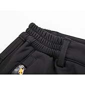 halpa Pohjat-Miesten Vedenpitävät retkeilyhousut Fleecevuoriset housut Softshell-housut Talvi Ulko- Pidä lämpimänä Tuulenkestävä Hengittävä Vedenkestävä Housut Alaosat Joustava vyötärö Vetoketjullinen tasku Apila
